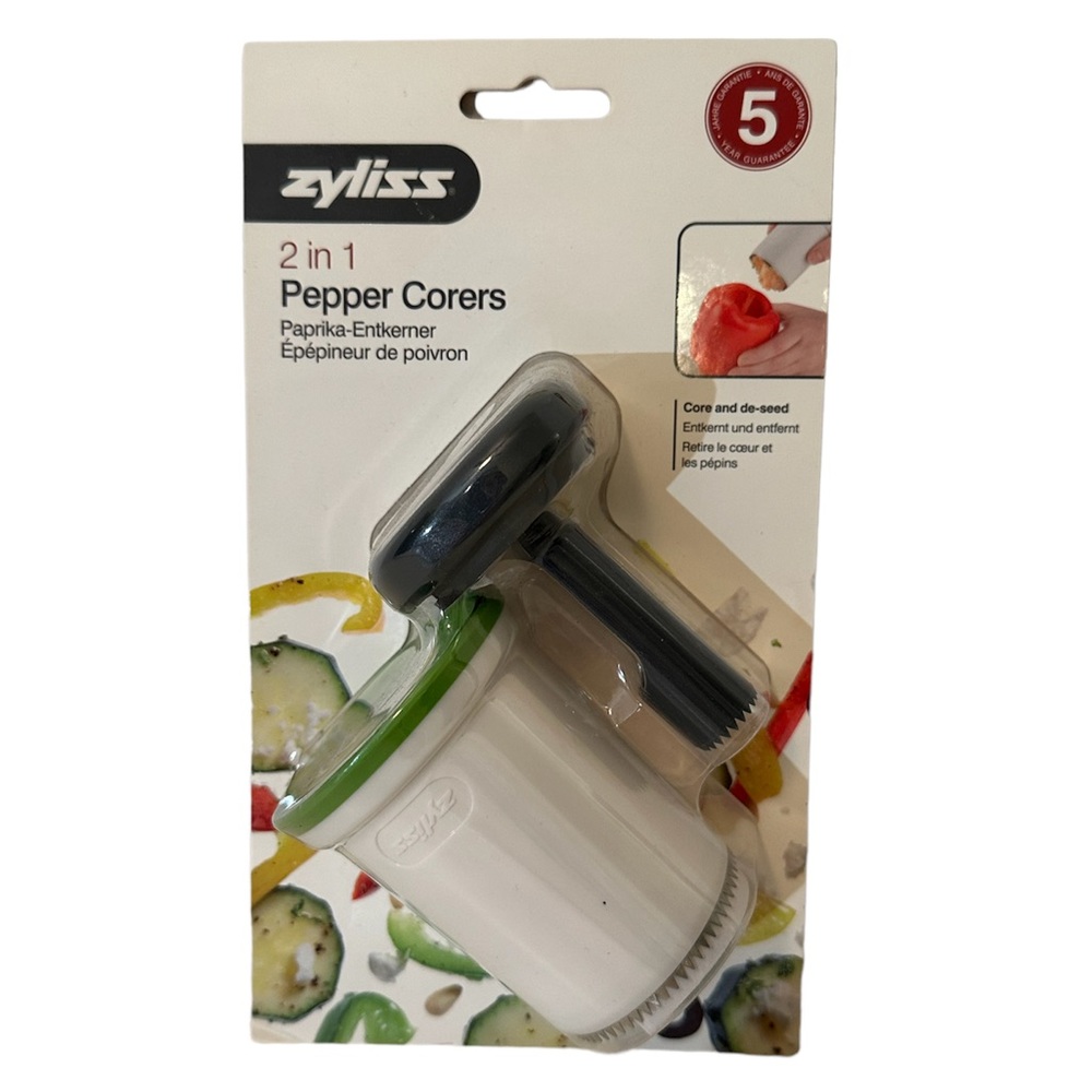 2 in 1 Pepper Corer Kitchen Tool - New in Box